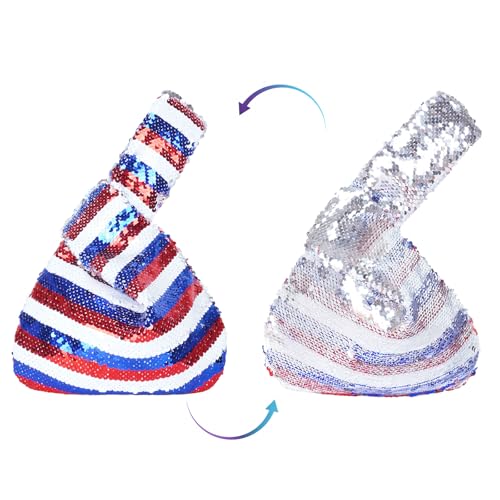 Image of Eternal Beauty Sequin Wristlet Bag, Reinforced Sparkly Evening Clutch for Wedding Guest, Cruise & Prom Mini Purse
