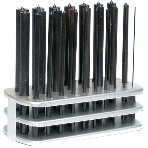 TTC SSGmm 25 Pc 1mm-13mm x .5mm Metric Transfer Punch (Spotter) Set (Pack of 2)