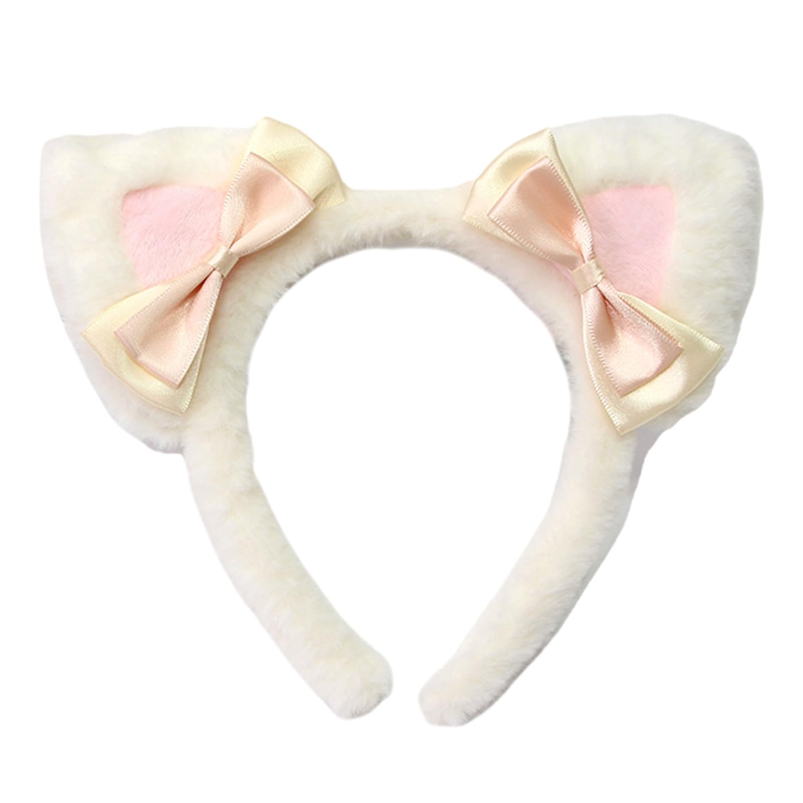 MICFENY Realistic Gray Animal Ear Hairband Elastic Design For Role Play And Daily Wear Photo Props