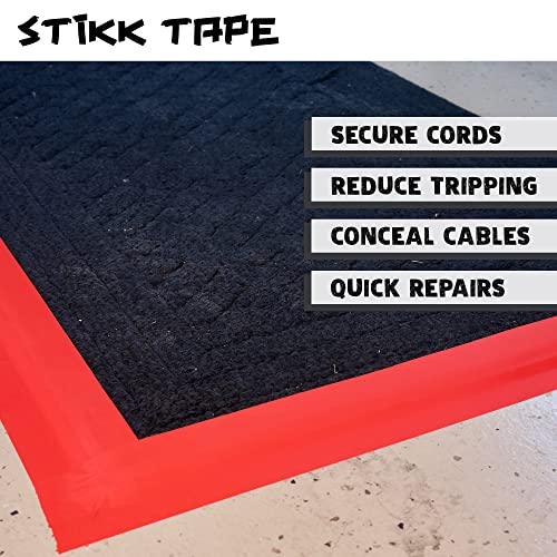 Image of STIKK Gaffer Tape - White Gaffers Tape - 4 inch x 60 Yards - Pro Gaff Tape for Staging Work - Grafting Tape for Filming, Photography, Radio - Effective Heavy-Duty Water Resistant Gaff Tape (Pack of 2)
