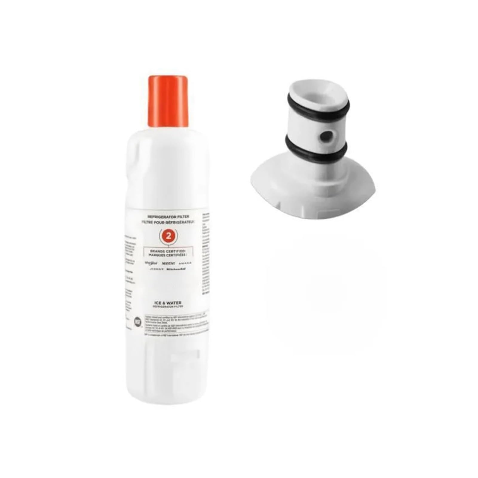 Everydrop EDR2RXD1 Kühlschrankwasser. Kompatibel for Whirlpool. EIS- Und Wasserfilter 2 Elemente W10413645A WRF989SDAB(3PCS)