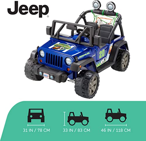 Power Wheels GPR96 Ride-On Toy Gameday Jeep Wrangler Battery-Powered Vehicle thumb #5