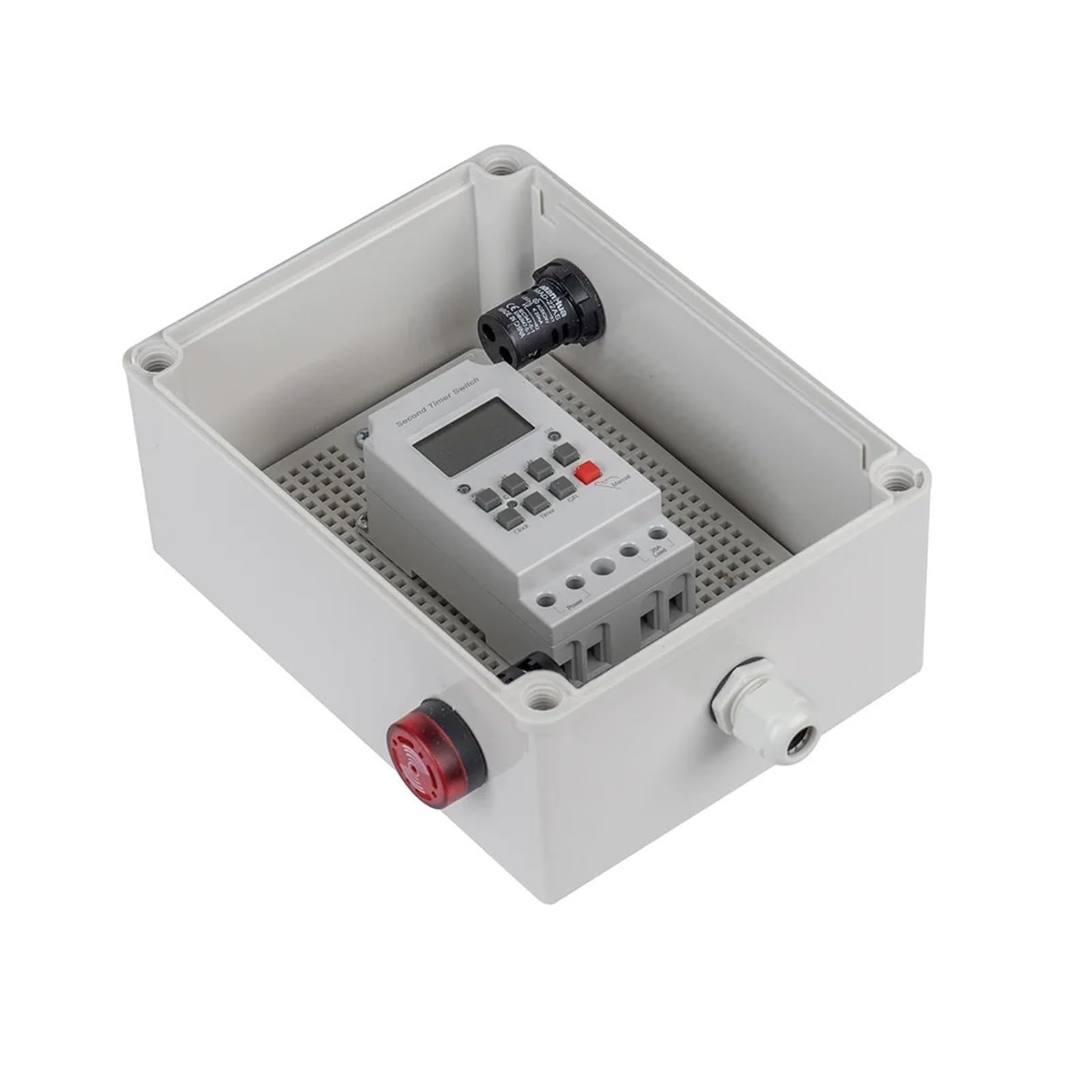 68 ON Programmierbare Zeitschaltuhr 220 V 25 A Schule Glocke Timing Küche Zeit Summer Controller Mit Wasser Beweis Gehäuse