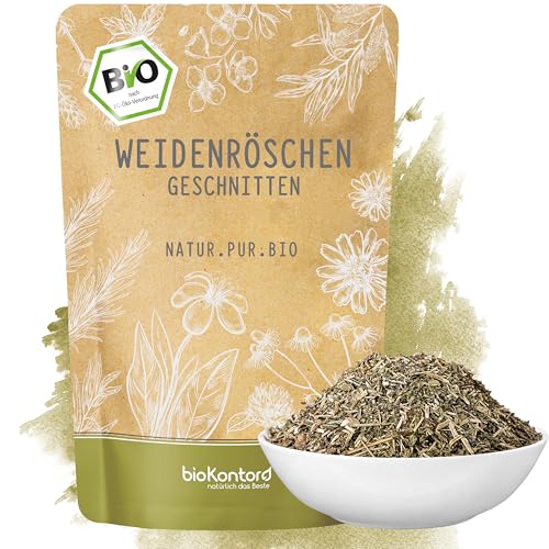bioKontor BIO Weidenröschen Tee 1000 g Bio Weidenröschen kleinblütig geschnitten 100% naturreiner Kräutertee deutsche Handabfüllung Weidenröschentee aus kontrolliert biologischem Anbau