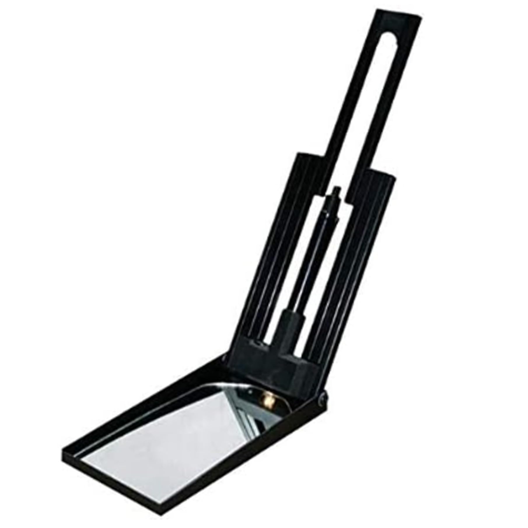 Miroir d'inspection LED pliable et portable sous le véhicule, miroir télescopique en verre acrylique alimenté par batterie, miroirs d'inspection grand angle pour tube de canapé de voiture, sans ba..