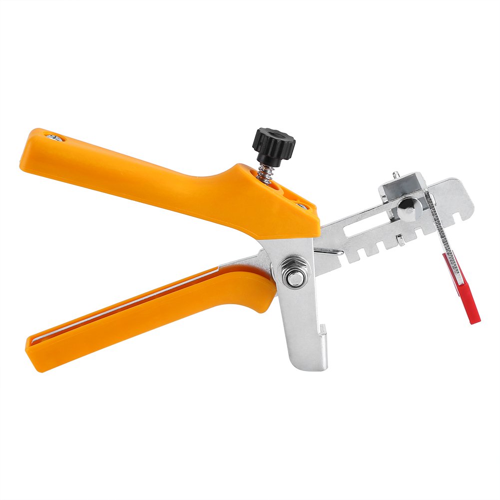 Jelquix Floor Pliers Adjustable Tiling Locator Tile Leveling Tool for Fast Ceramic Installation 1pc Yellow Black (Yellow)