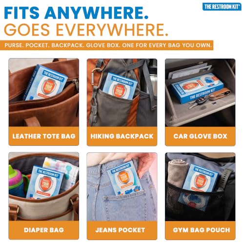 Image of The Restroom Kit, 3 Pack Portable Disposable Oversized Toilet Seat Cover