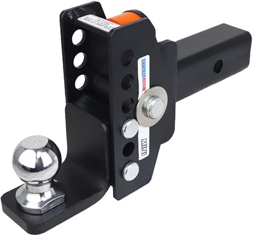 Miniatura 8 de Mini enganche de cojín amortiguador  hasta 3,500 libras GTW, se adapta a enganche de 2 pulgadas 1-78 pulgadas montaje de bola