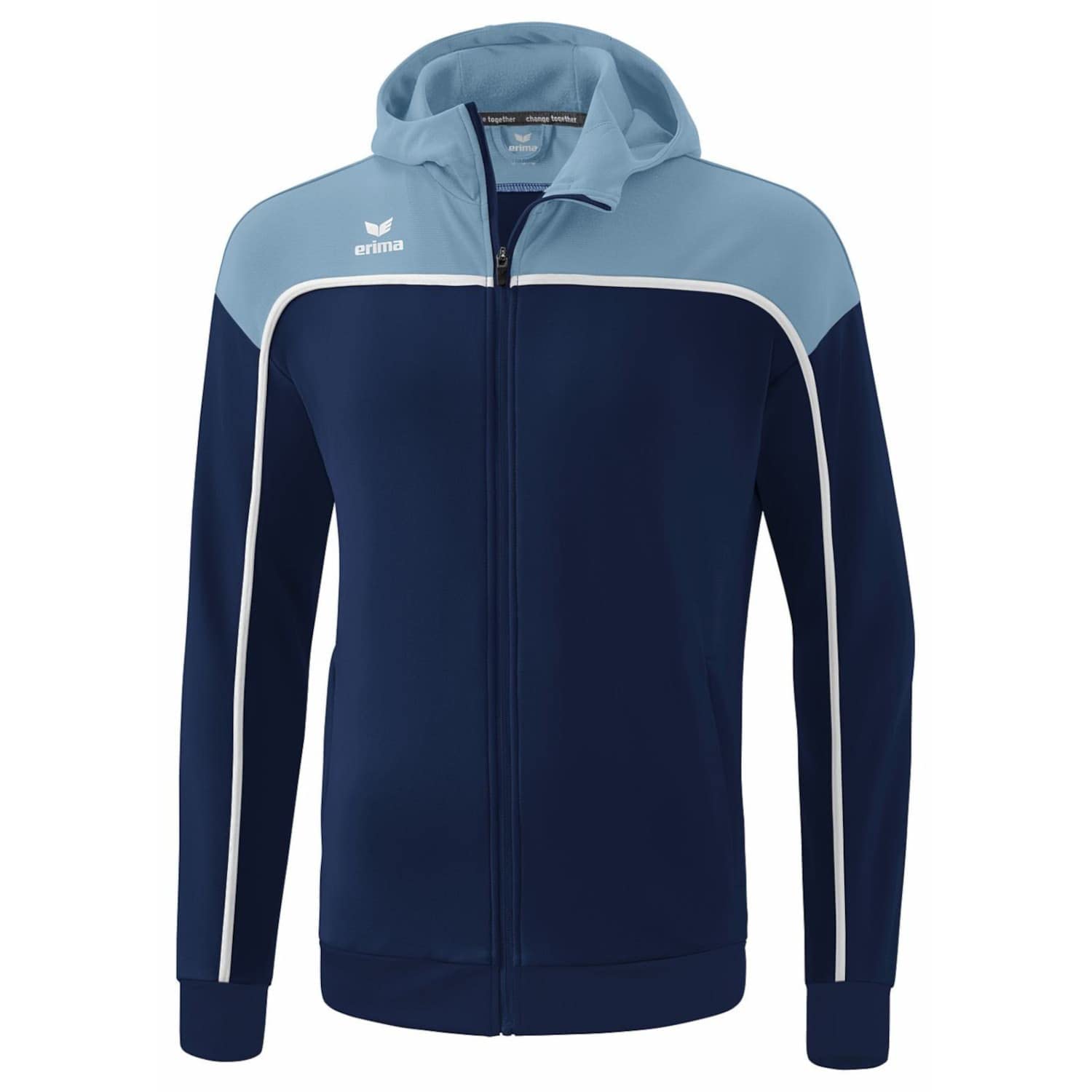 Erima Men's Bleu Hooded Sweatshirt Change