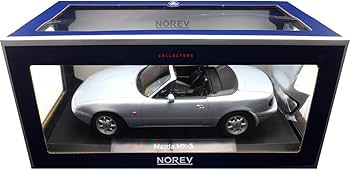 Norev- Mazda MX-5 1989 Silver 1:18 Miniature, 188023 : Amazon.ca