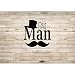 Allenjoy 7x5ft Grey and White Wood Board Welcome Our Little Man Prince 1st Birthday Baby Shower Photography Backdrop Gentleman Mustache Hat Boys Baptism Party Photo Booth Table Supplies Studio Props