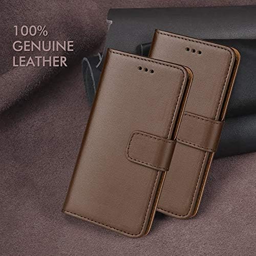 ameego Genuine Leather Bookcase for iPhone 11 Premium authentic Genuine Leather Wallet case with Magnetic, Kickstand - Image 5