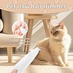 Upgraded Paw Trimmer for Dogs, Dog Paw Trimmer, Rechargeable Pet Shaver with LED Light, Low Noise Pet Hair Clippers for Paws Eyes Ears Face Rump - Image 3