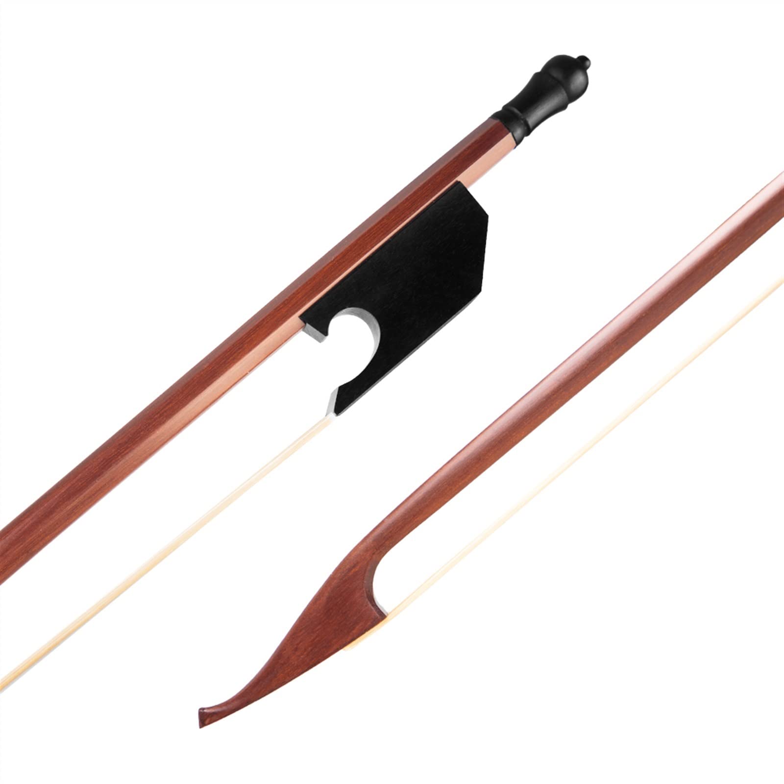 Arco Vintage Hecho A Mano, Arco De Madera De Brasil, Rana De Ébano, Violín, Jugadores Principiantes, Arcos De Violín 4/4 Accesorios para instrumentos de cuerda