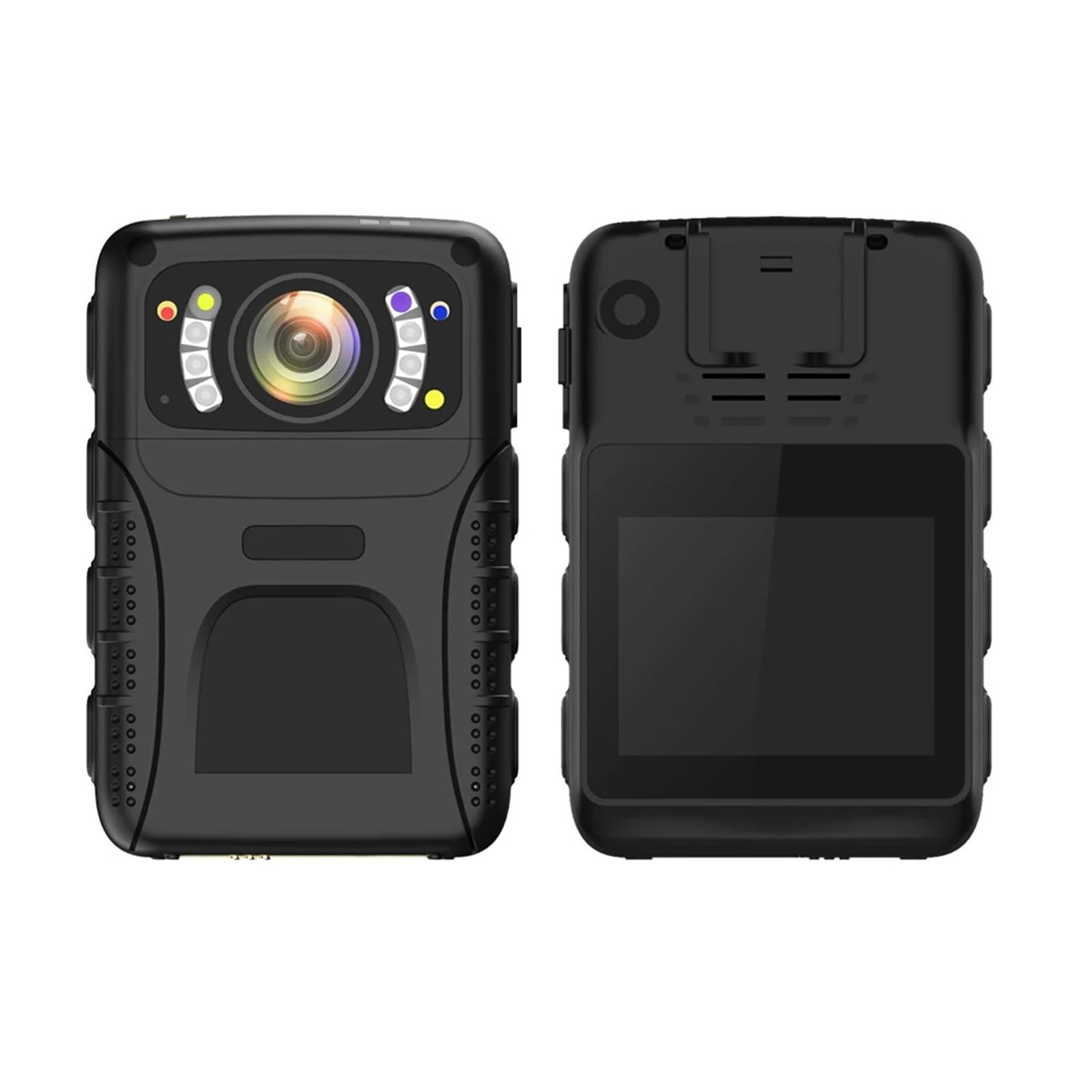 JVDDI Body Camera 1440P Waterproof Wearable Recorder Mount Clip IR Night Vision Replaceable Battery Body Worn Camera for Outdoor Recording(64GB)