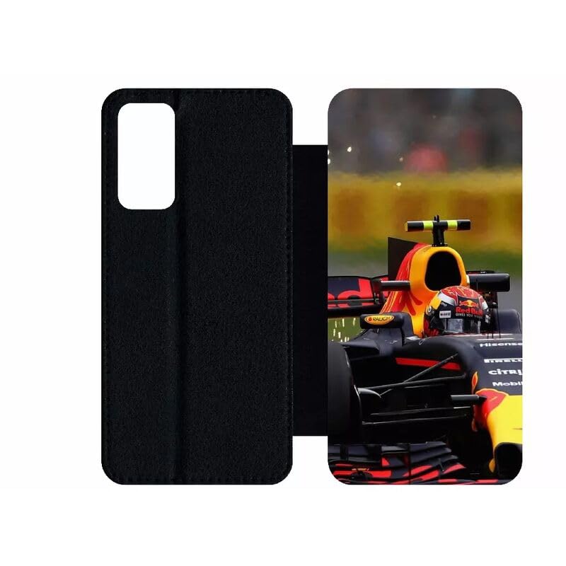 Etui à rabat pour Galaxy S20 FE 5G simili-cuir noir coque protection Formule 1 Sport portable - 2