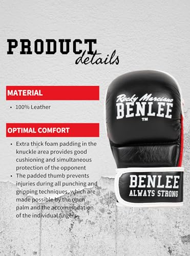 Gant de boxe en cuir au club pour optimiser vos sessions de sparring MMA - 7