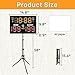 YZ Battery Powered Electronic Basketball Scoreboard Timer Clock with Buzzer, Portable Tabletop Digital Scoreboard with Remote, Wall-Mounted Professional Score Clock Score Keeper for Multisports