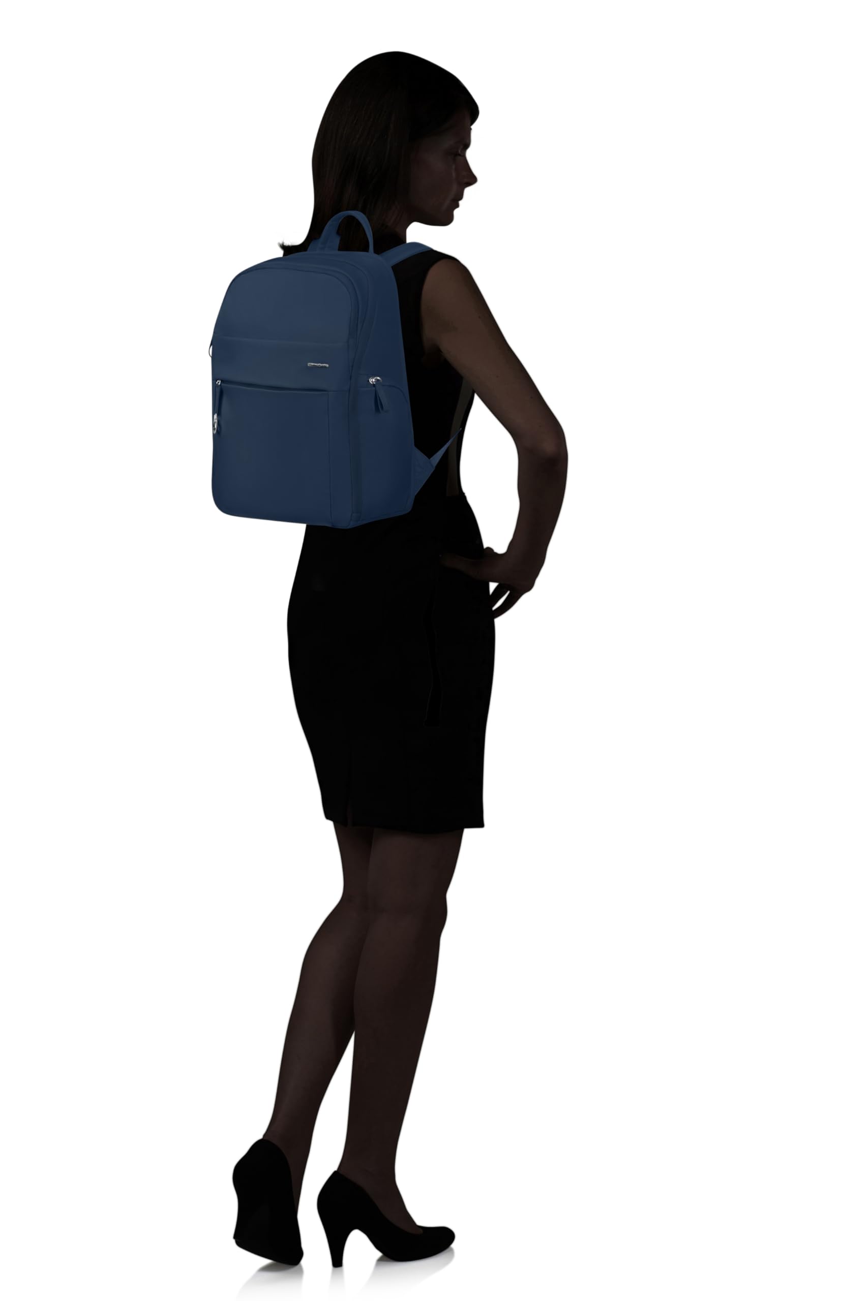 Samsonite Move 5.0, Plecak na Laptopa 14.1 Cala, 39 cm, 15.5 L, Niebieski (Granatowy)