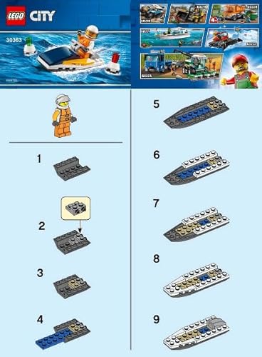 Città: Barca da corsa Polybag Set 30363 - Lego - Immagine 2