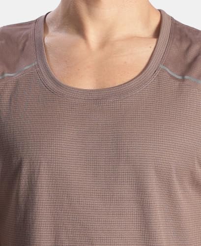 Image of Jockey MV57 Men Lightweight Nylon Regular Fit Solid Active Wear Tank Top with Breathable Mesh