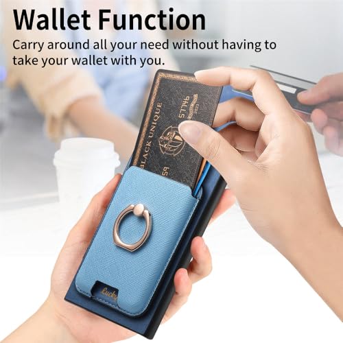 Coque Samsung A55 violette protège objectif avec porte-carte - 3