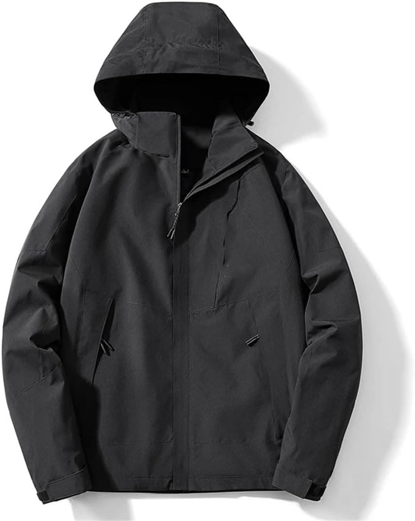 Men's Hiking Hooded Coats Casual Outdoor Climbing Waterproof Sports Breathable Trenchcoats Jackets