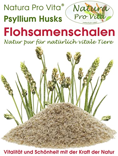 Flohsamenschalen Hund Diätfutter zum Abnehmen gut für Verdauung Magen Darm Naturprodukt 500g