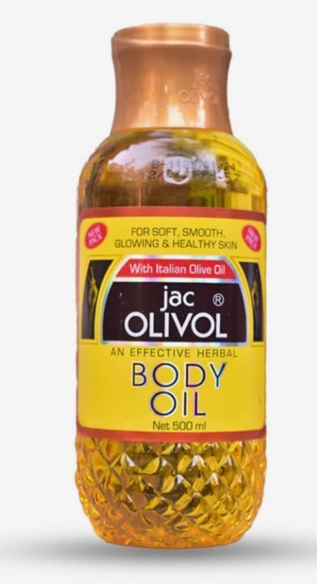 Jac Body Oil with Italian Olive Oil, for Massage and Skincare, 500 ml pack of 2-image-39
