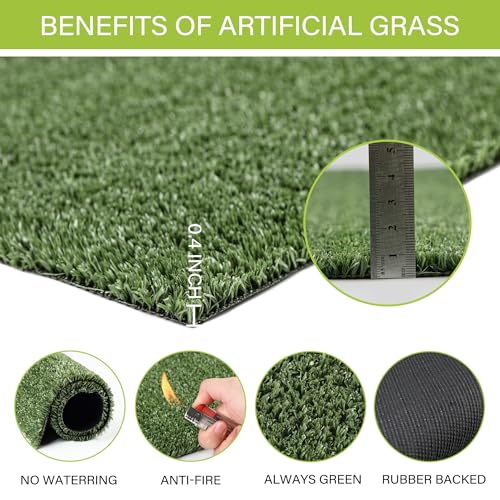 Image of SUNTURF Dog Grass Pads 6 x 10 FT, 0.4 inch Artificial Grass Pee Pads for Dogs Potty Extra Large Fake Grass Rug Turf Mat for Dogs Training Garden Lawn Artificial Grass Rug Indoor Outdoor