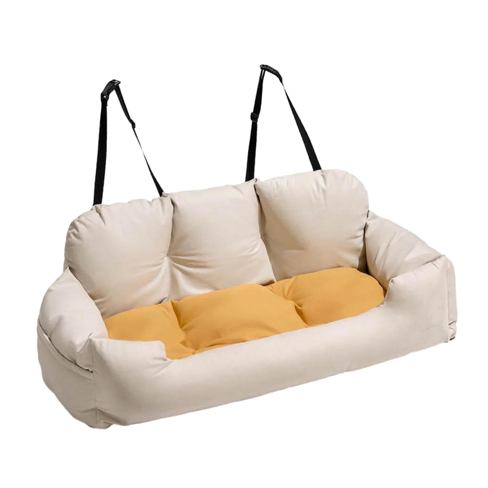 Asiento Elevador para Mascotas, Asiento de Coche para Perros, Cama Suave Antideslizante para Perros, Grande, para Perros, Gatitos,