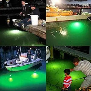 Mohit Enterprises LED Green Underwater Submersible Night Fishing Light Crappie ICE Squid Boat (66028154JEL)