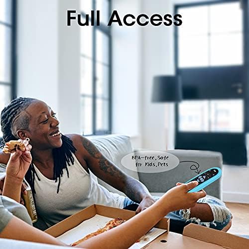 Remote Case/Cover for Original Sky Q Voice Remote Control SKY135,Silicone Protective Case Holder Proetctor Skin for SKY Q TV Remote Control,Shockproof Sky Remote Battery Back Cover Protector-Glowblue