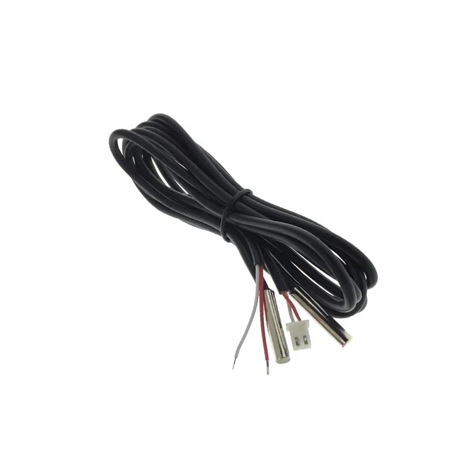 10 Uds Sensor de temperatura 10k B3950 línea de funda 5x25 sonda cilíndrica impermeable longitud de medición de aire 1 M termistor NTC(10K B3950 L1M TIN)