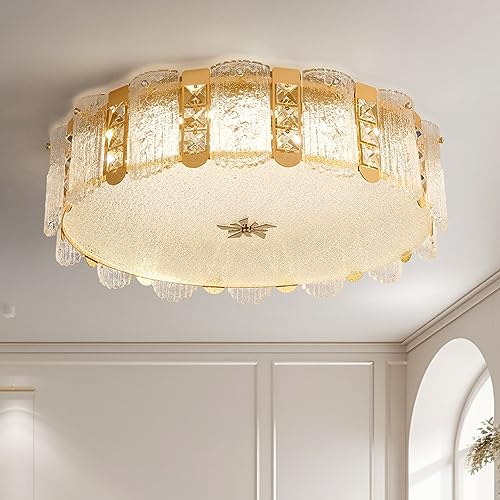 Plafond LED dimmable cristal 20 pouces luminaire de cuisine