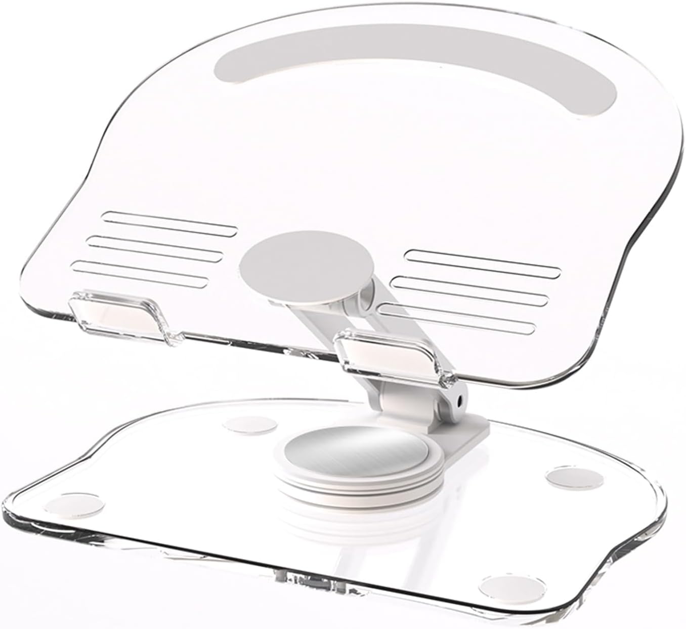 JWCE. Acrylic Tablet Stand Holder with 360 Rotating Base