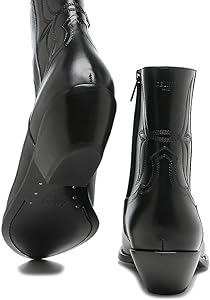 Amazon | [セリーヌ] ブーツ レオン ジップドブーツ メタルトゥ