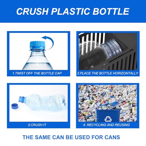Compacteur de déchets de canettes électrique pour trier sans effort