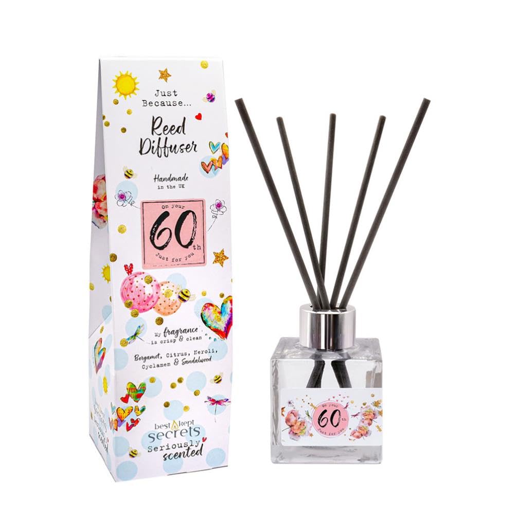 Best Kept Secrets 60Th Birthday Sparkly Reed Diffuser - 100Ml