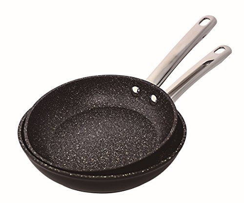 Sartenes Aluminio Golan 20 + 24 Cm Lote 2 En Oferta Jata Set Sf4 2024 Sartén Multiuso Alrededor - Cacerola (Alrededor, Sartén Multiuso, Negro, Aluminio, 3 Mm, Cerámico, Gas, Halógeno, Inducción, Placa De Sellado)