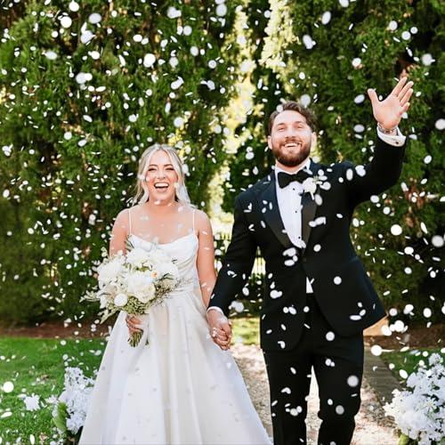 Dissolving Water Soluble Rice Paper Confetti White Wedding Confetti 20000