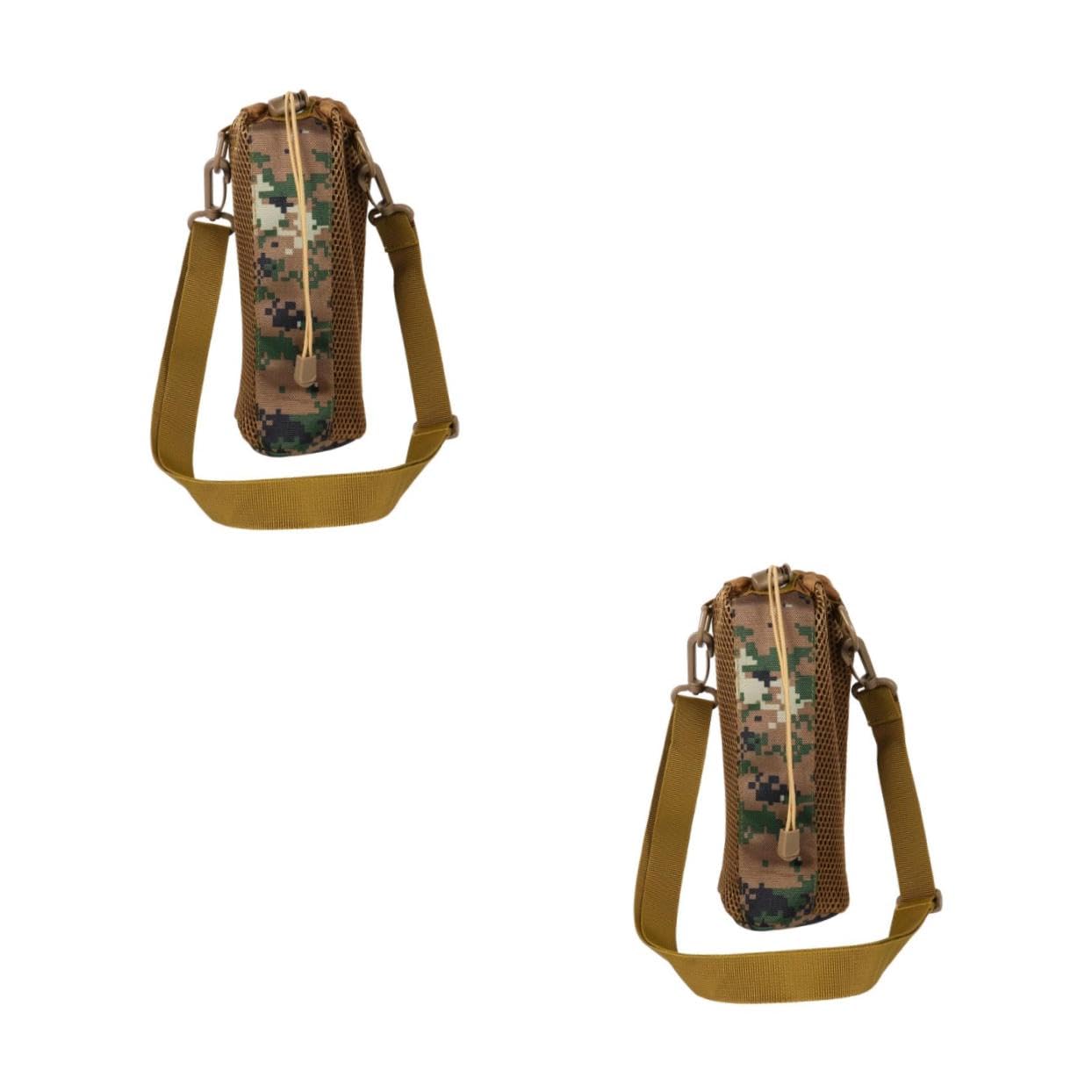 Abaodam 2 Stück Wasserflaschentasche Reiserucksack Aufbewahrungstasche Für Wasserflaschen Verstellbarer Schultergurt Organizer Taschen Für Flaschenhalter Mountain Verstellbare