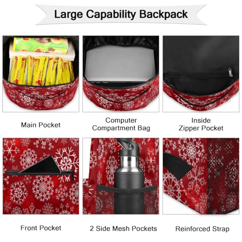 Sac à dos de Noël flocon de neige, le cadeau parfait pour petit et grand - 3