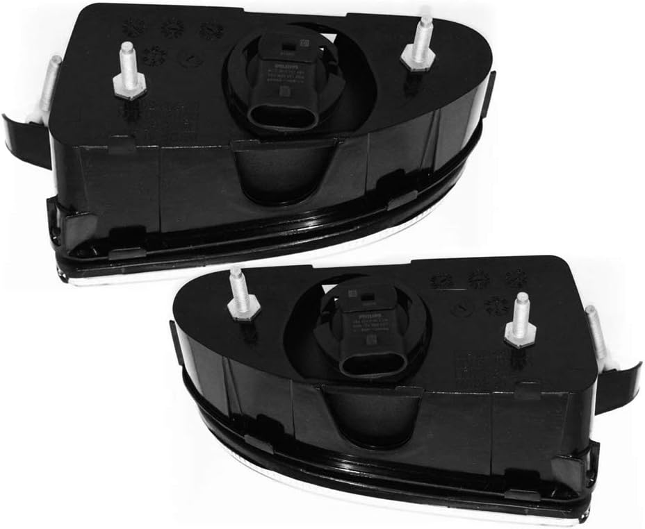 EPIC LIGHTING OE Style Replacement Fog Lights Assembly Compatible with Chrysler 2001-2005 PT Cruiser [ CH2592116 CH2593116 5288797AD 5288796AD ] Left Driver & Right Passenger Sides Pair