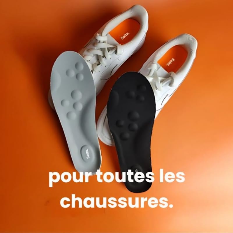 stepsia Semelles orthopédiques anti-douleurs pour Confort Femme et Homme - Semelles Orthopédiques Mémoire de Forme Amortissantes Respirantes Anti - Odeur et Transpiration