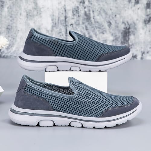 ihinzry Orthopedic Shoes for Women Men Comfortable Walking Shoes Lightweight Breathable Knit Loafers3