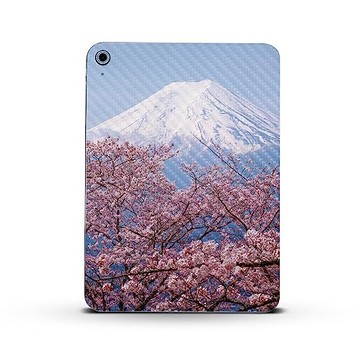 Image of MightySkins Carbon Fiber Skin Compatible With Apple iPad 10.9 inch 10th Gen (2022) Full Wrap Kit - Fuji | Protective, Durable Textured Carbon Fiber Finish | Easy To Apply & Change Styles | Made in the USA