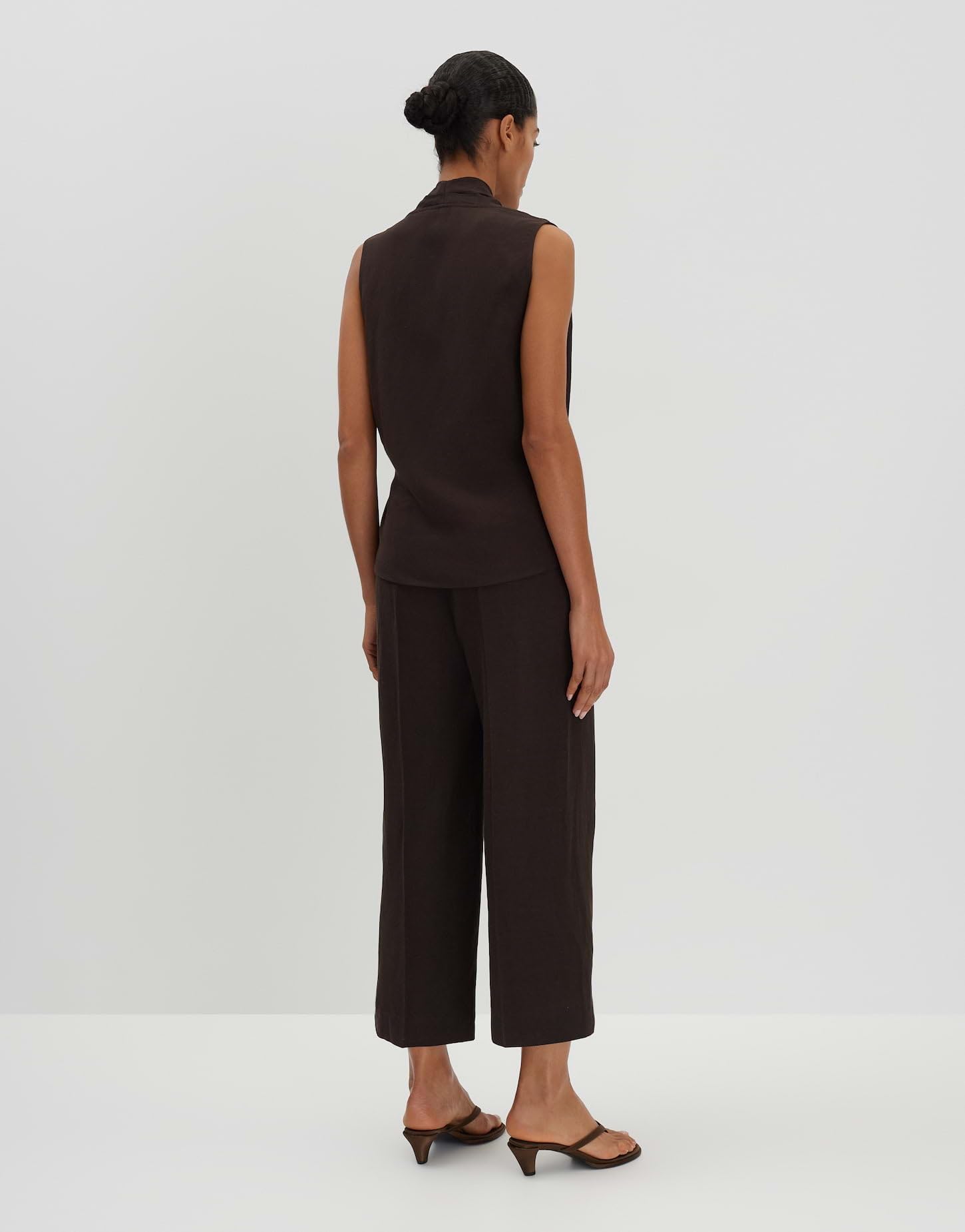 someday Blusa para mujer | Blusa de lino ZIANG en moderno aspecto envolvente