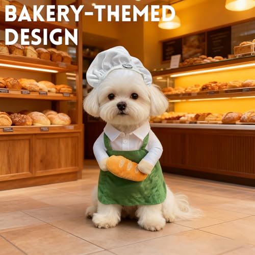 Disfraz de Chef para Perro y Gato Talla Mediana miniatura 2