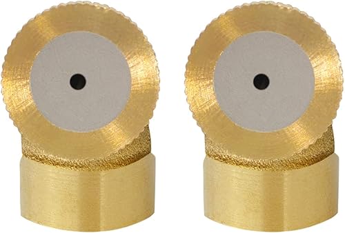 Feelers Boquilla de pulverización de latón, 12 pulgada BSPF 1 agujero atomizador rociadores de jardín sistema de riego agrícola adaptador de montaje